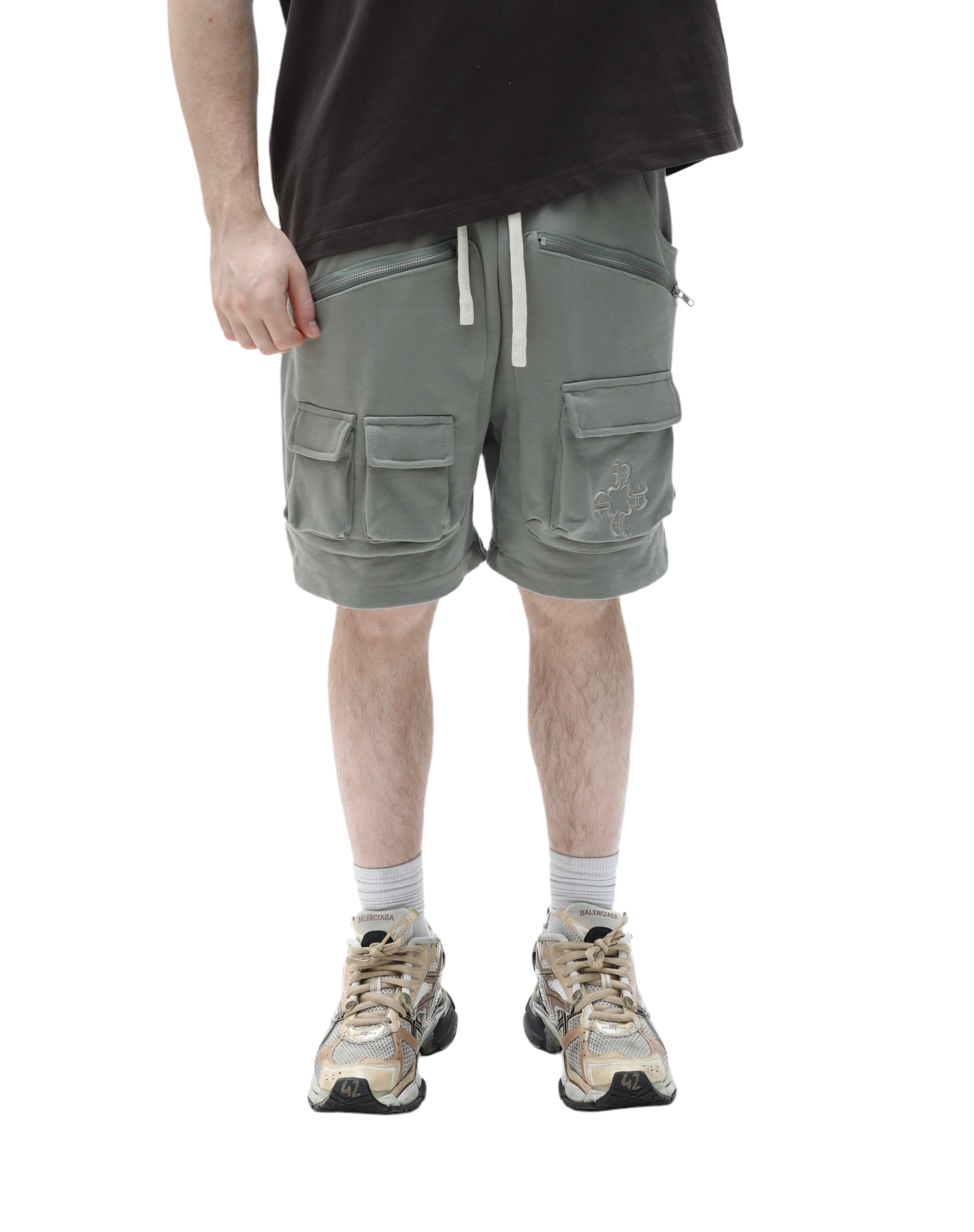 Sage Utility Sweat Shorts