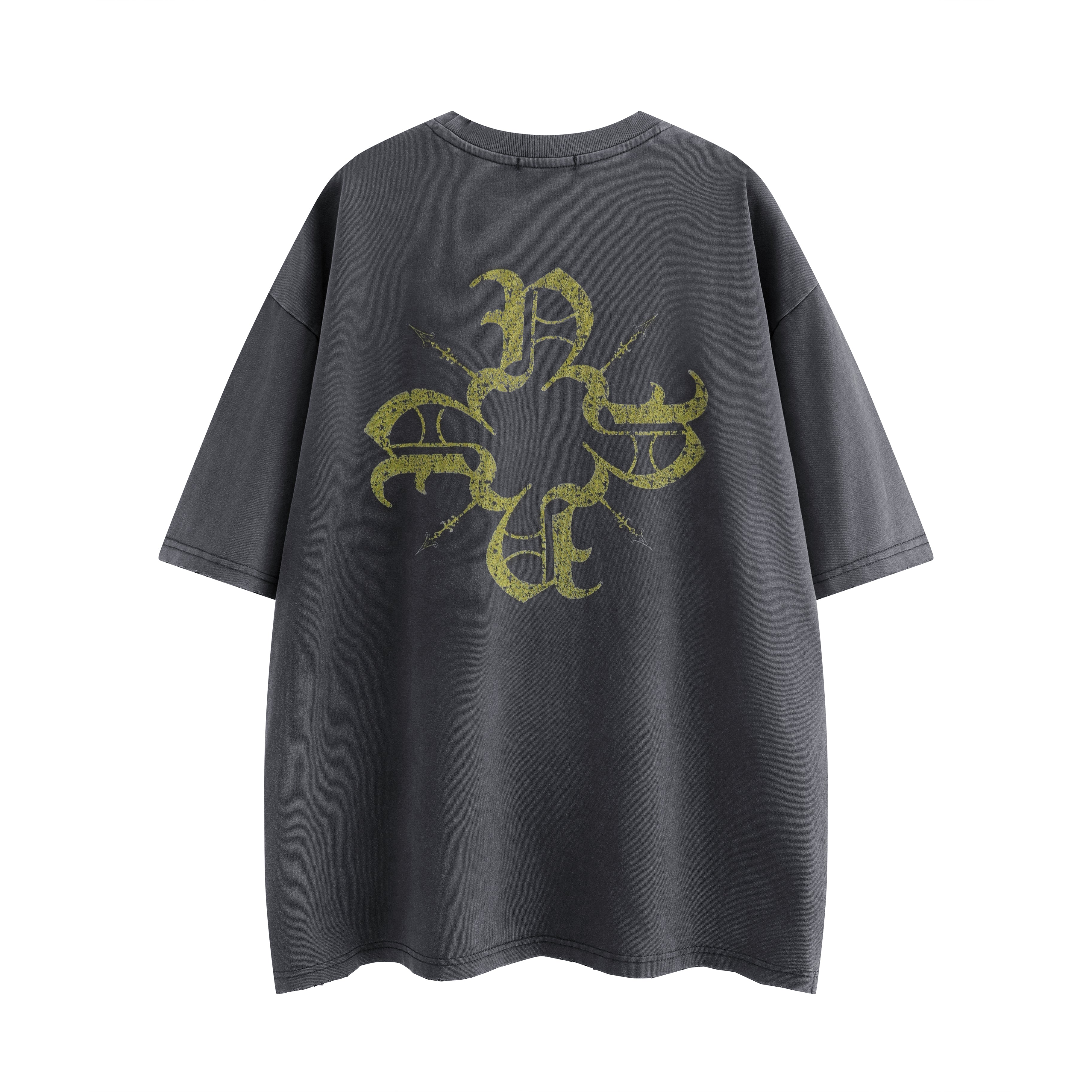 Super Vintage Grey Monogram Tee