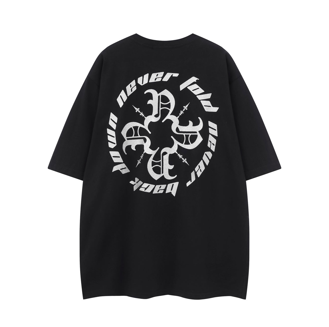 Never Fold Never Back Down Rhinestone Sidhu Moosewala T-Shirt