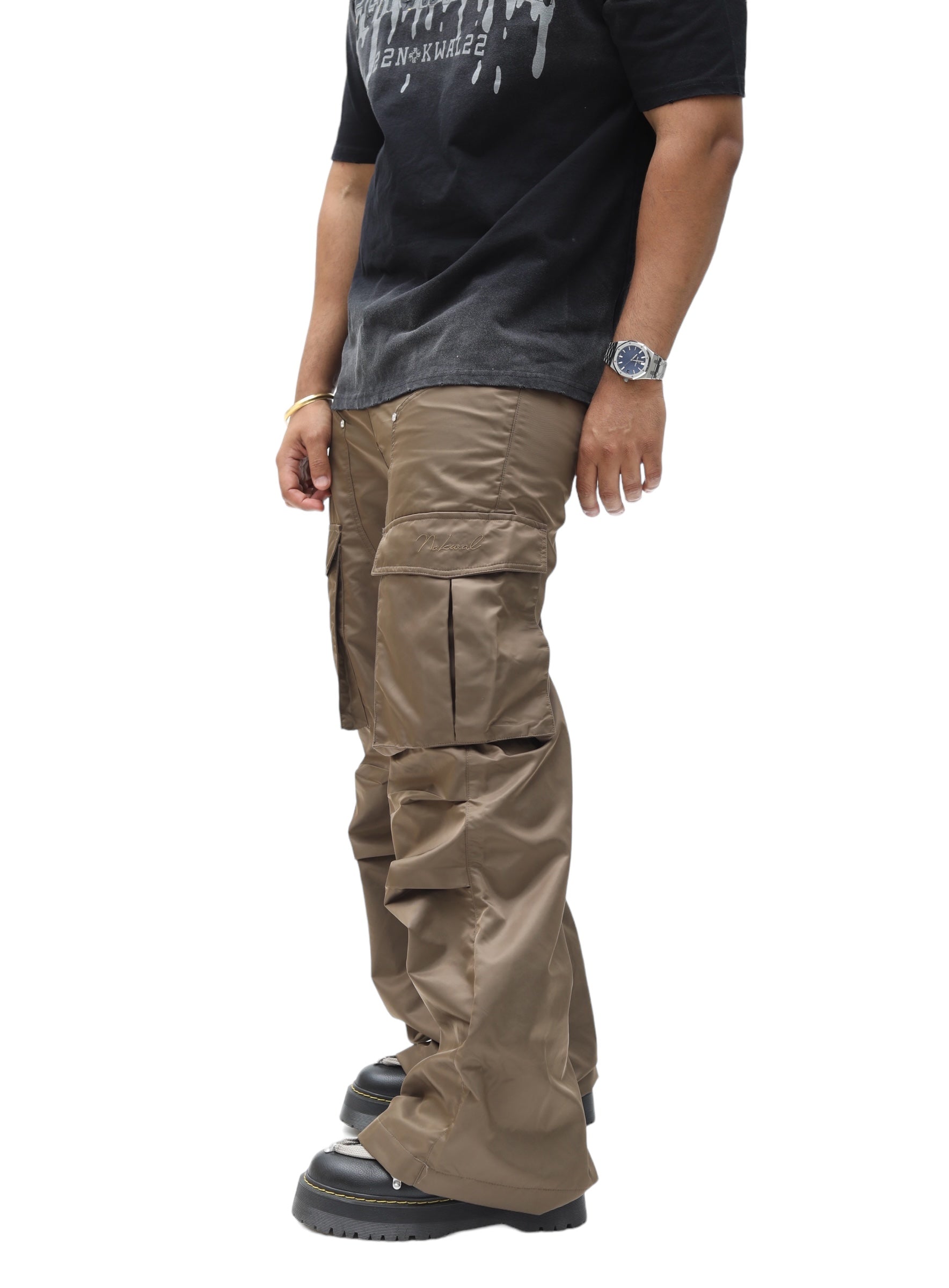 Moss Cargo Flare Pants