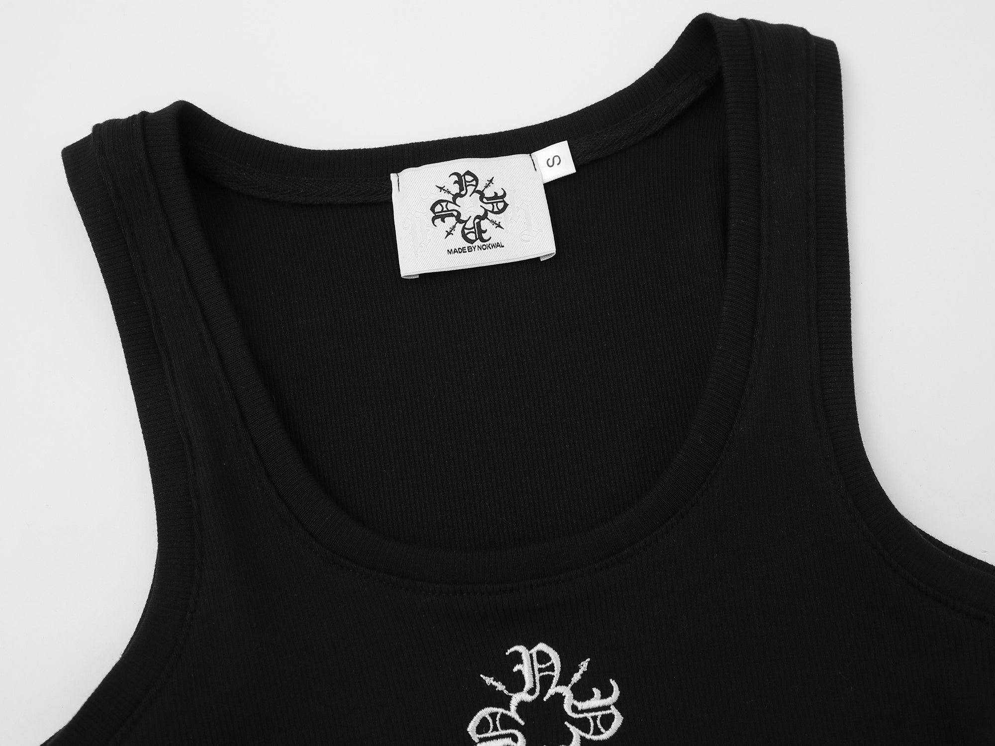Women’s Quad-N Monogram Rib Crop Tank