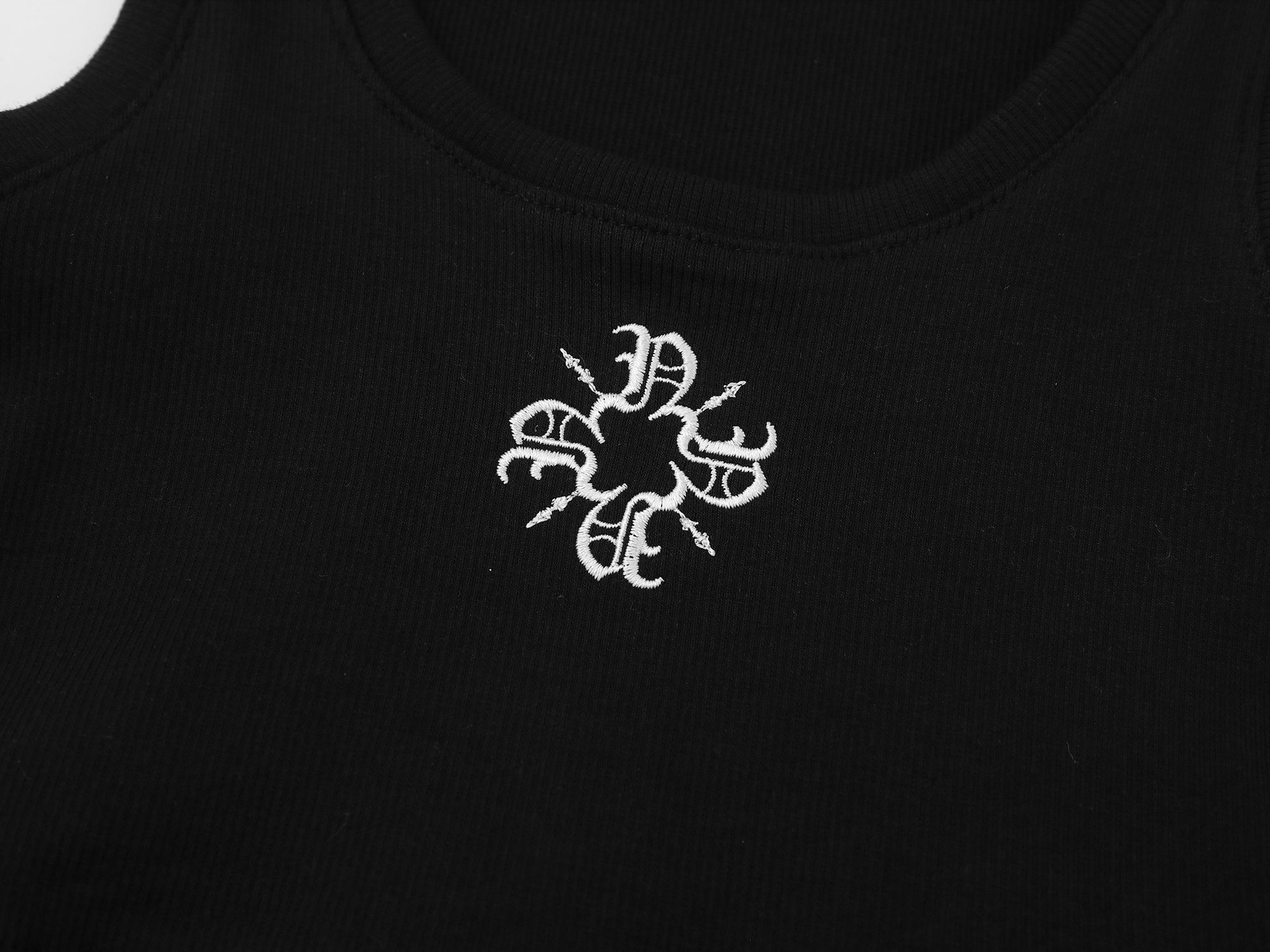 Women’s Quad-N Monogram Rib Crop Tank