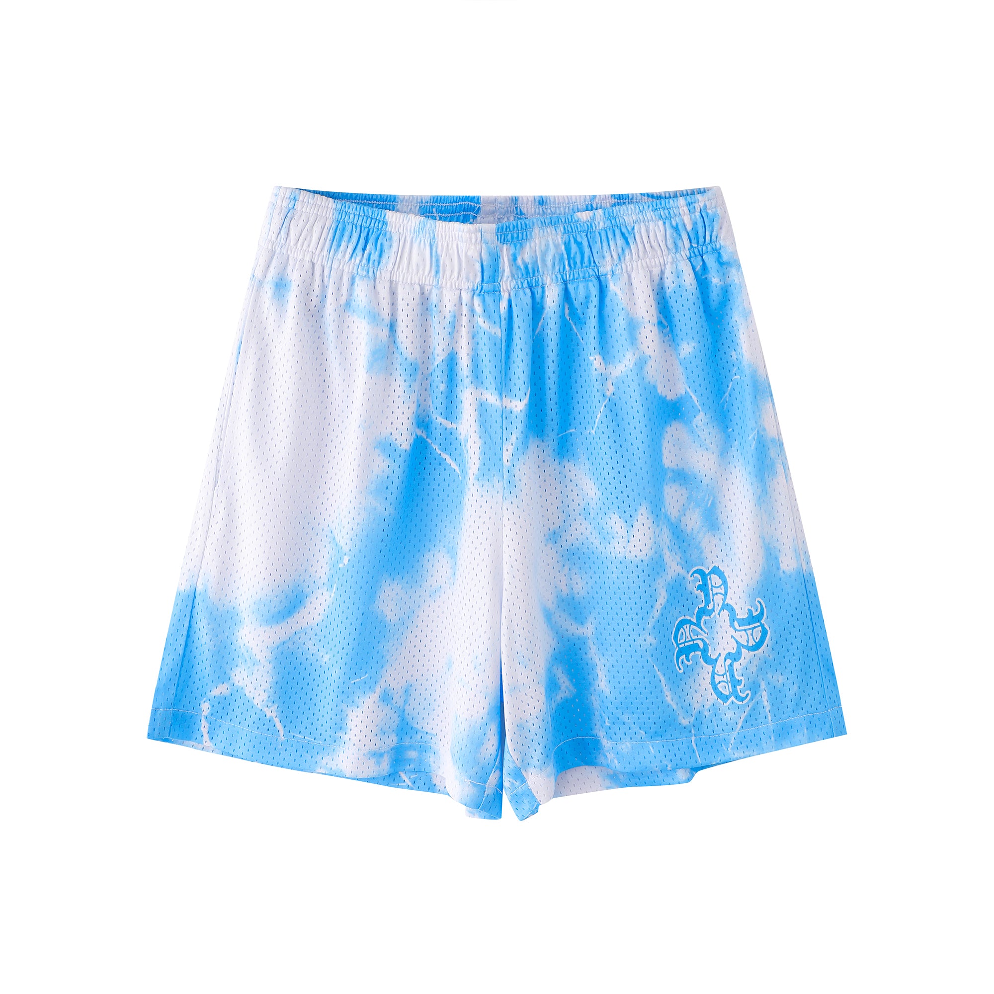 Shadow Sky Blue Dye Mesh Shorts