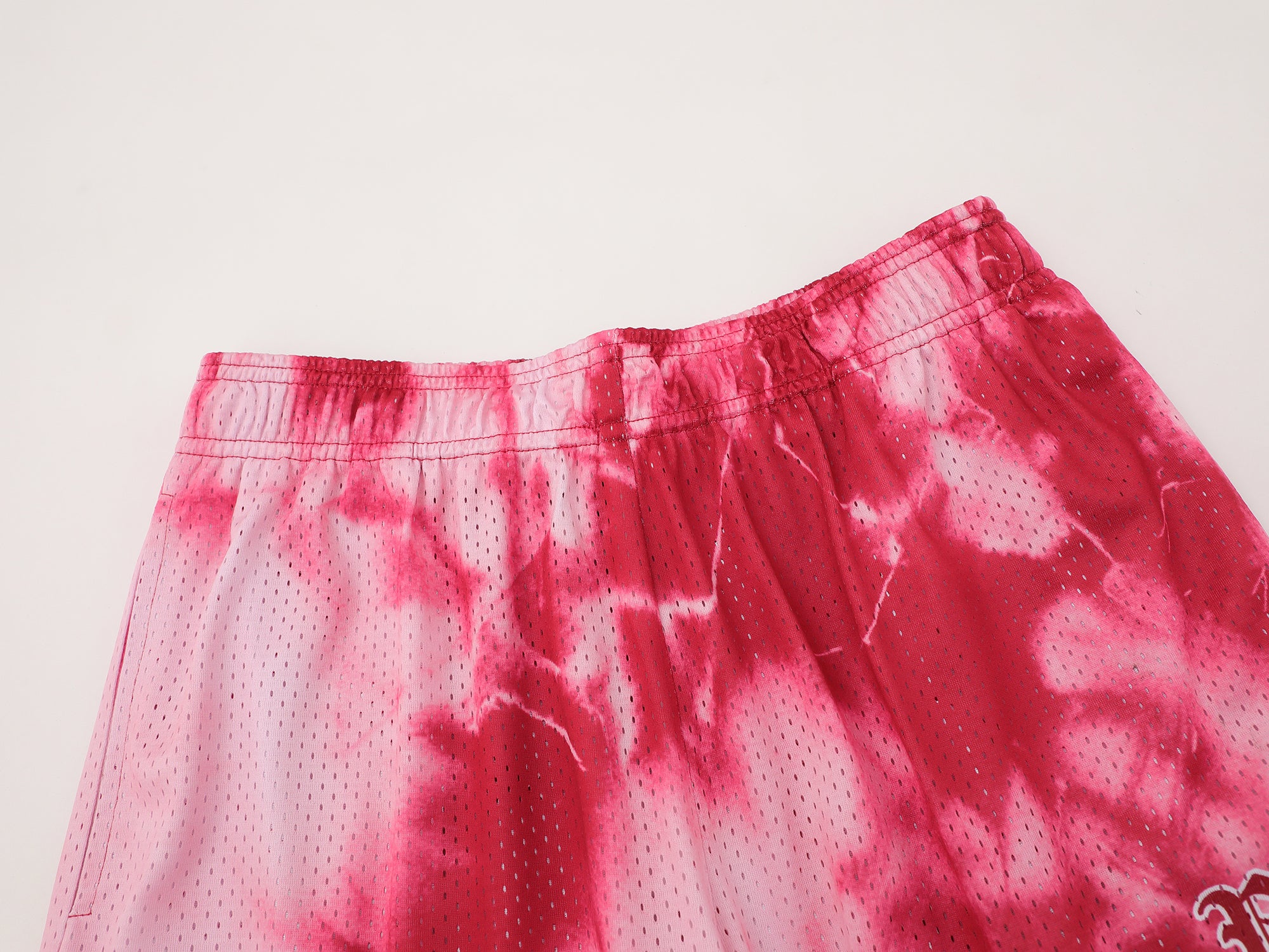 Shadow Red Dye Mesh Shorts