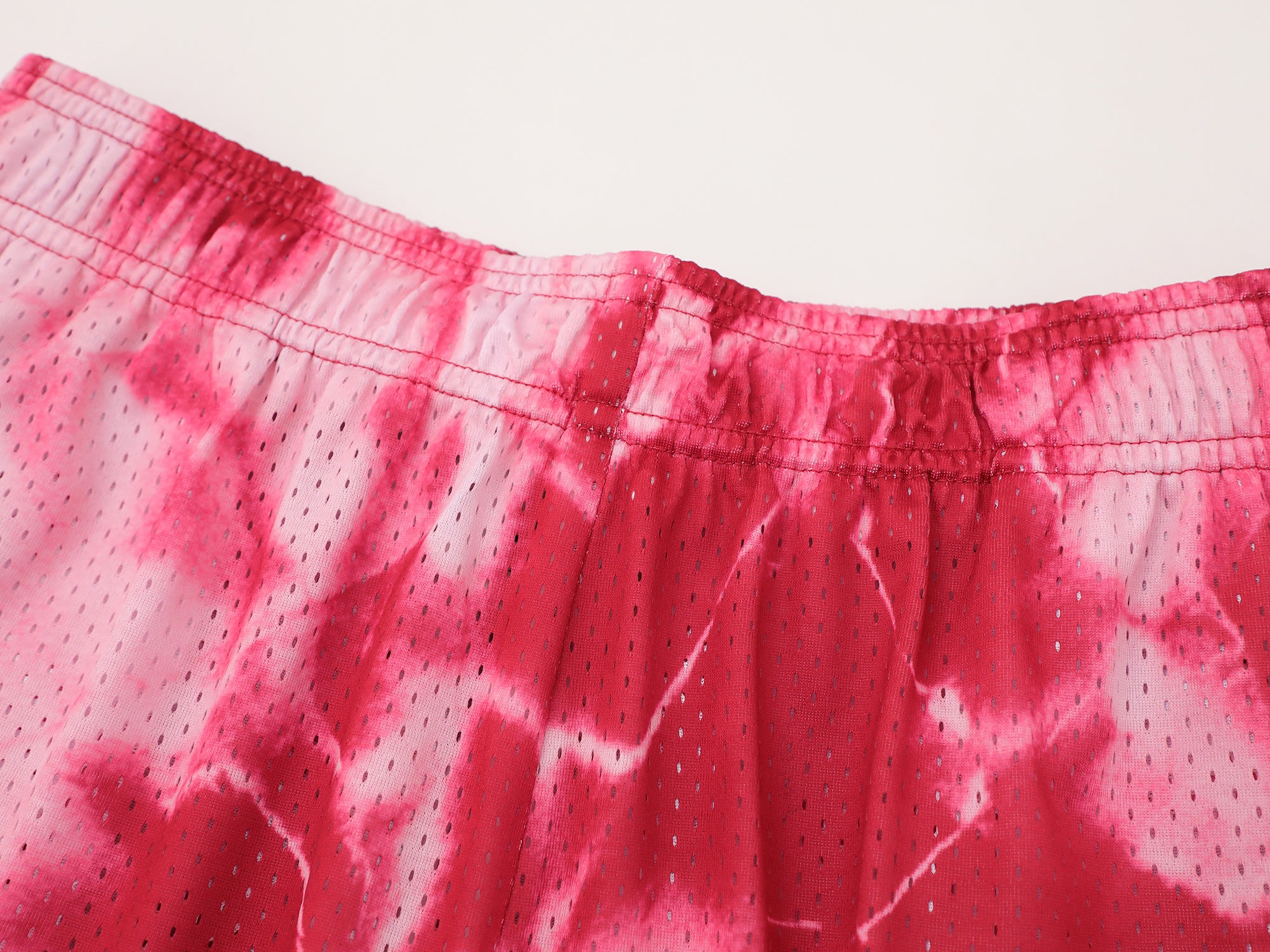 Shadow Red Dye Mesh Shorts