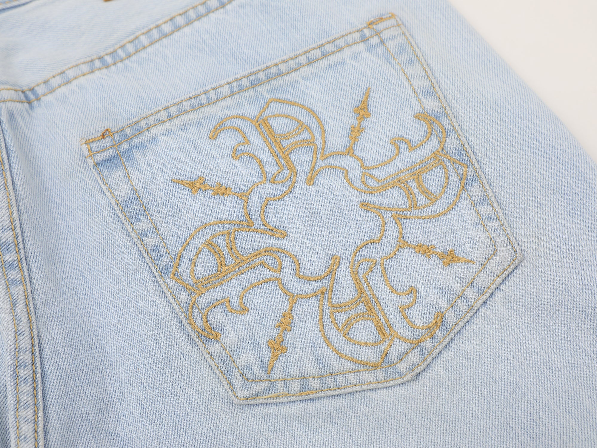 Nokwal Ice Blue Selvedge Denim