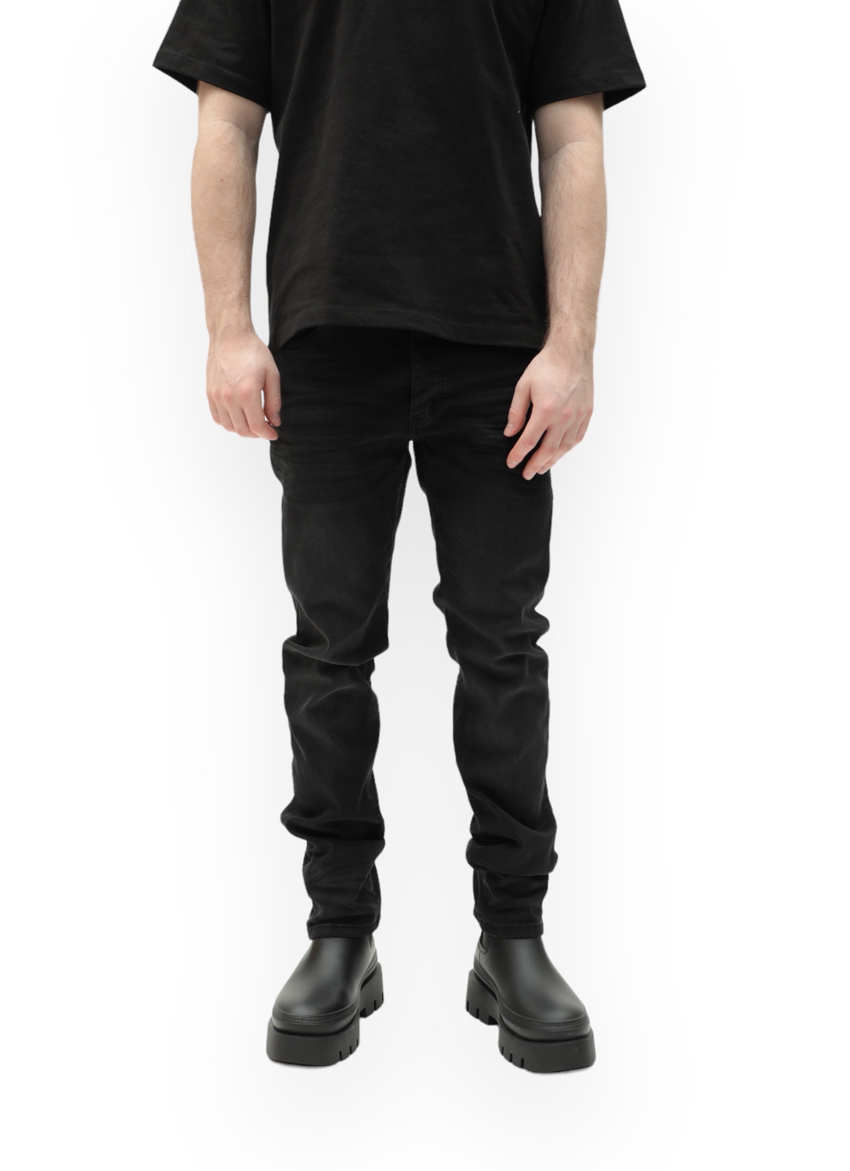 Ultra Stretch Skinny Faded Black Denim