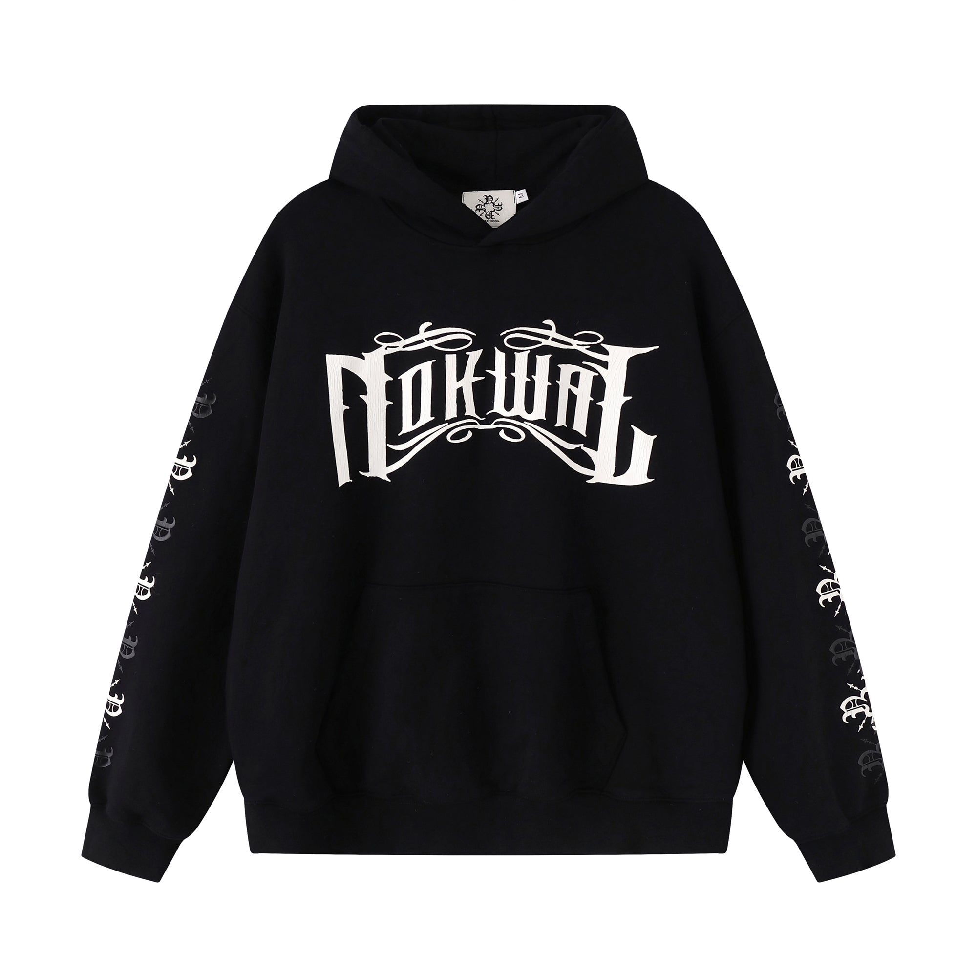 Inner Locking Monogram Hoodie - Black