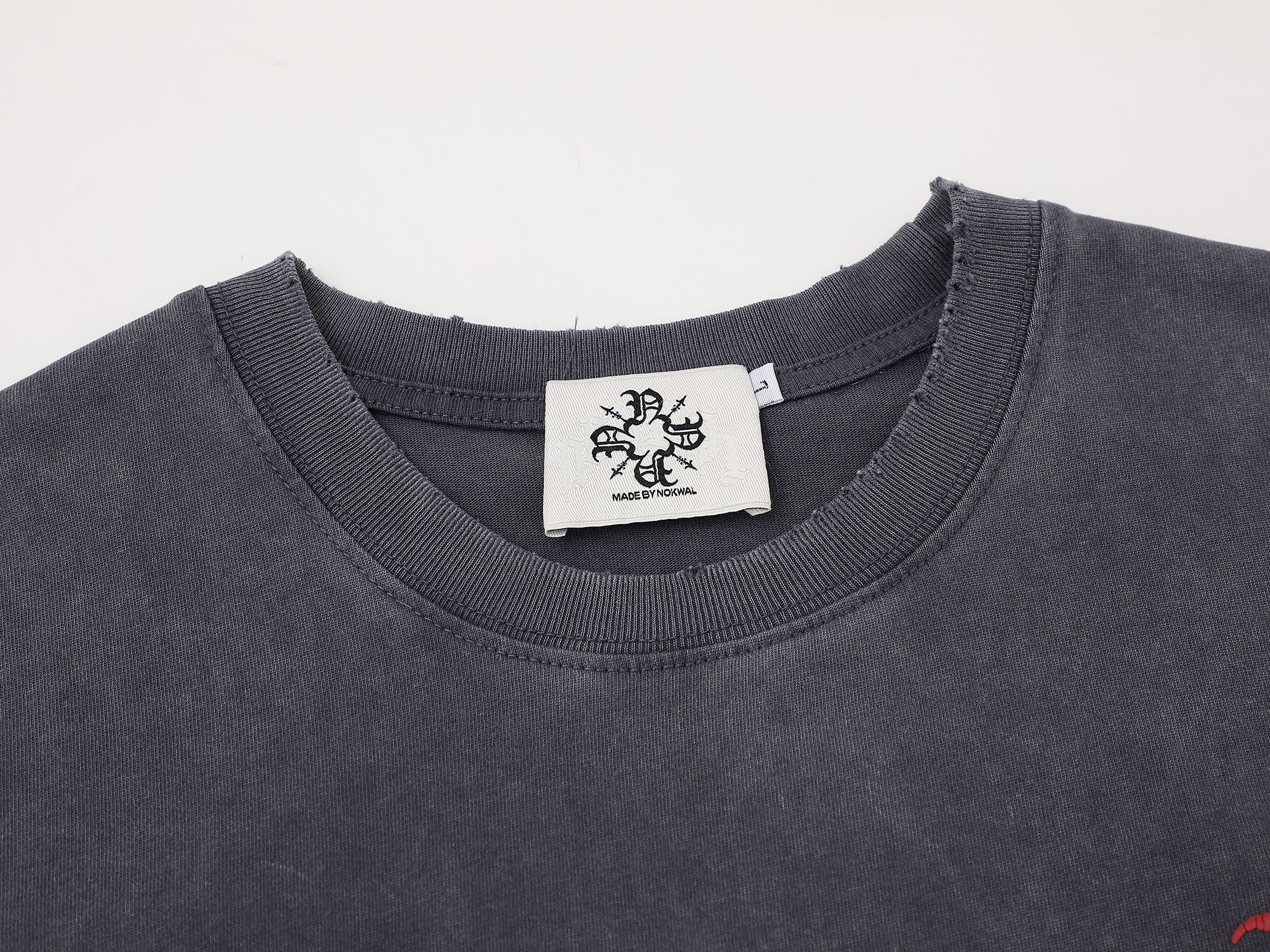 Skeleton Hand Tee -Grey