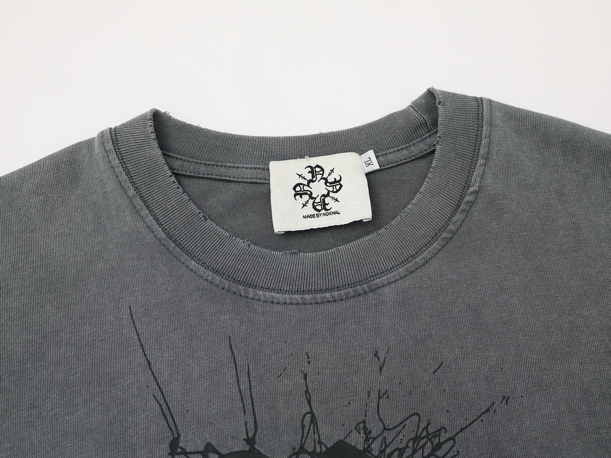 Dual Snake Tee -Grey