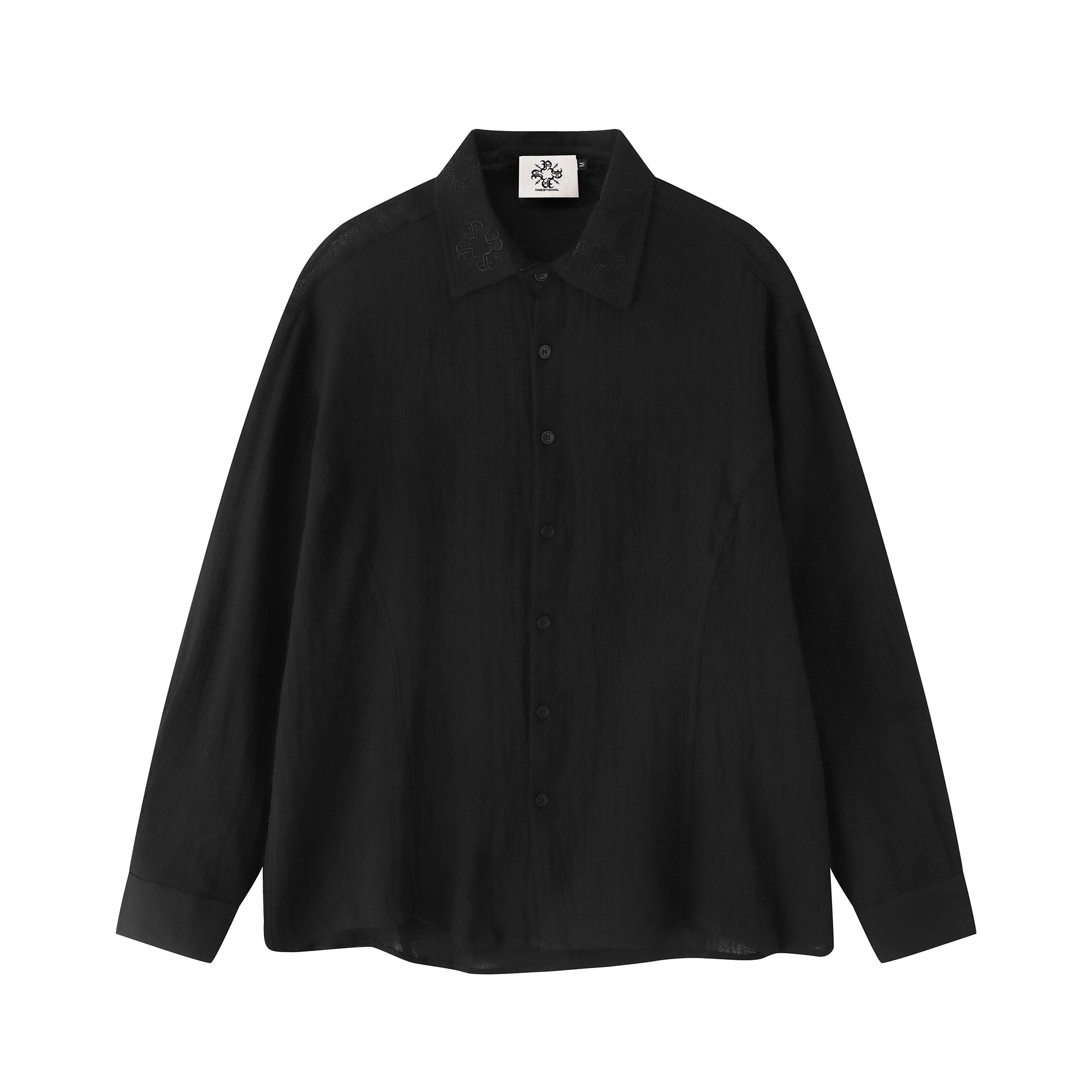 Nokwal Tailored Lenin Shirt-Black