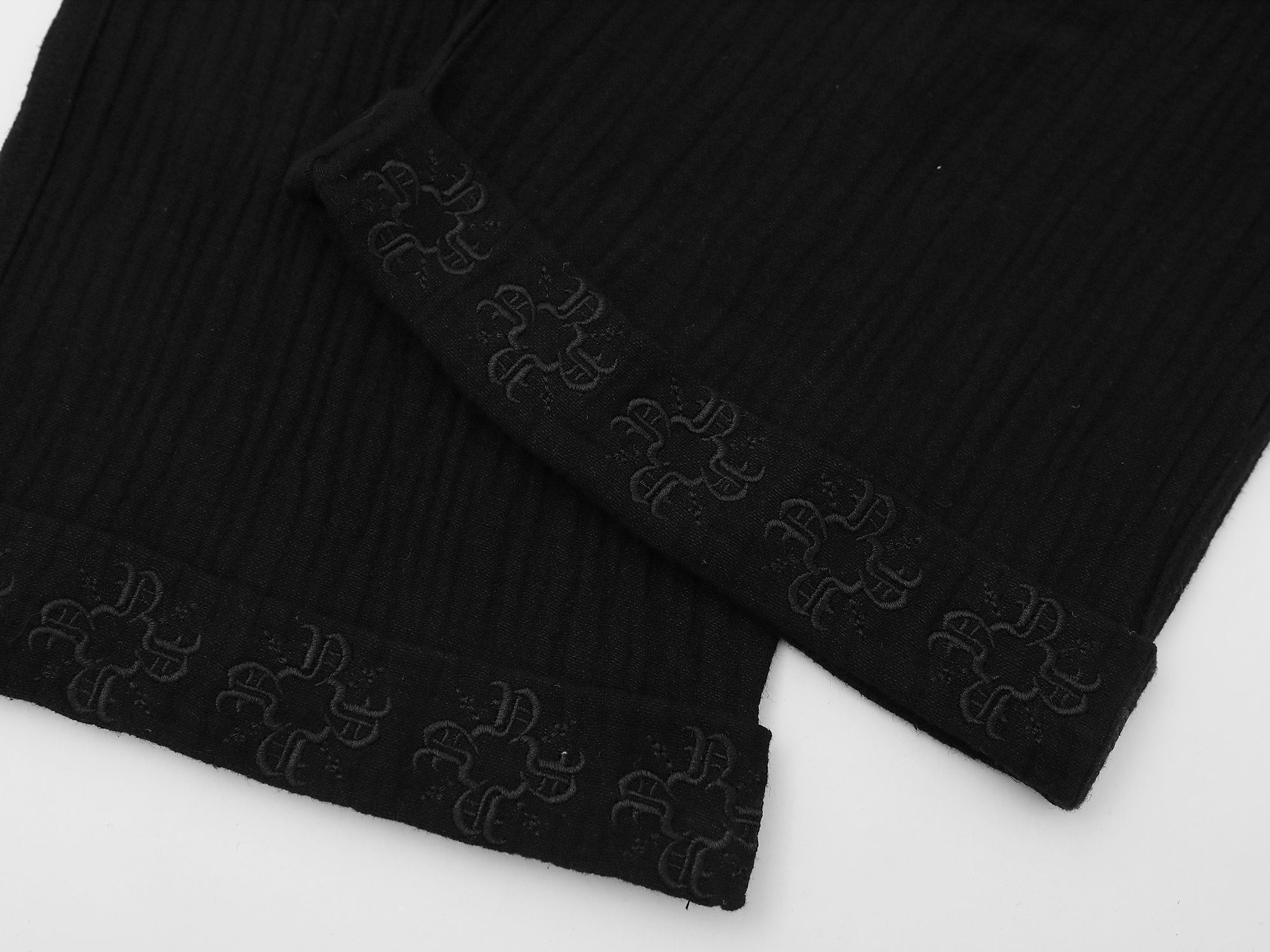 Flow Texture Pants- Black