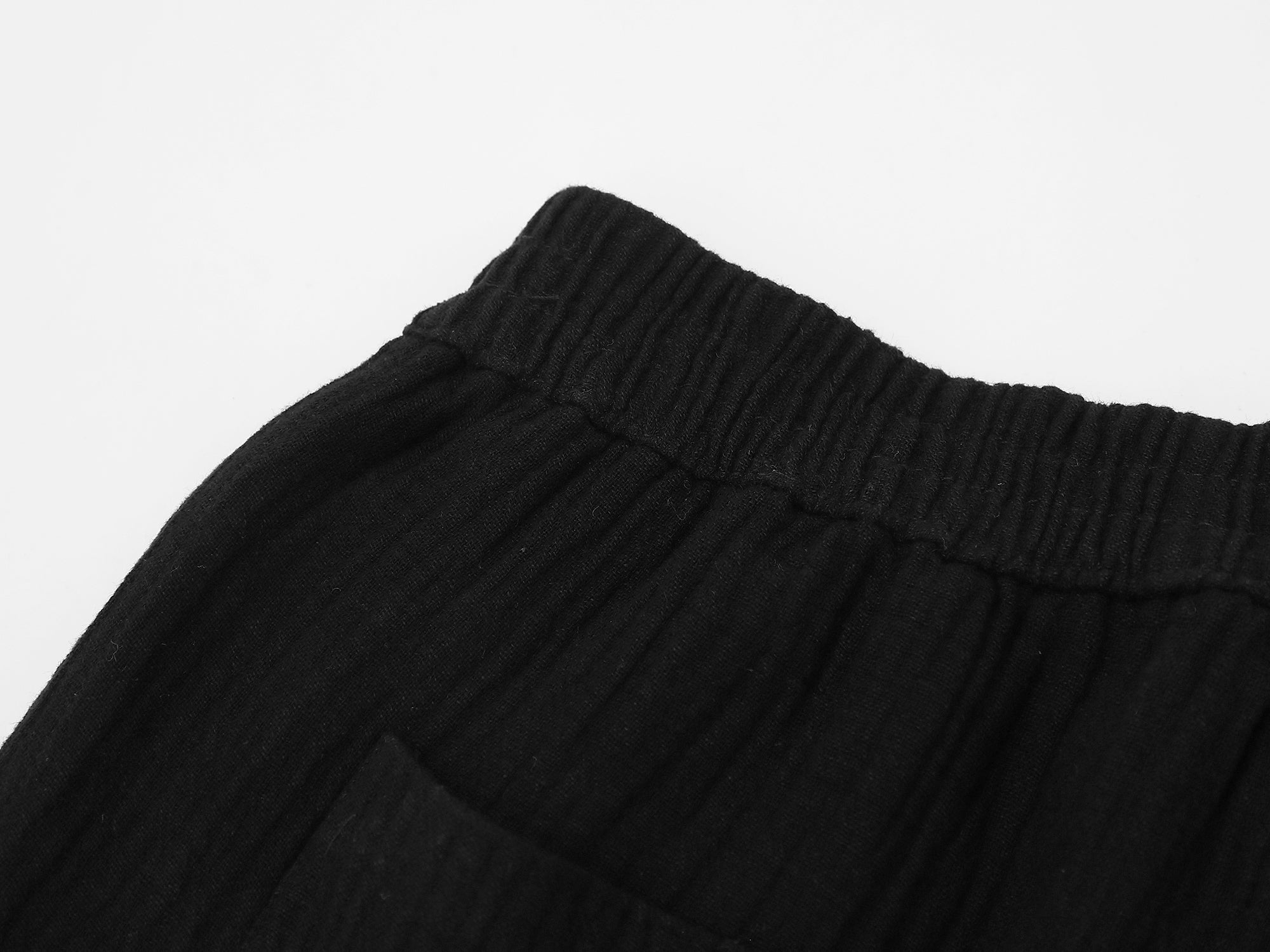 Flow Texture Pants- Black