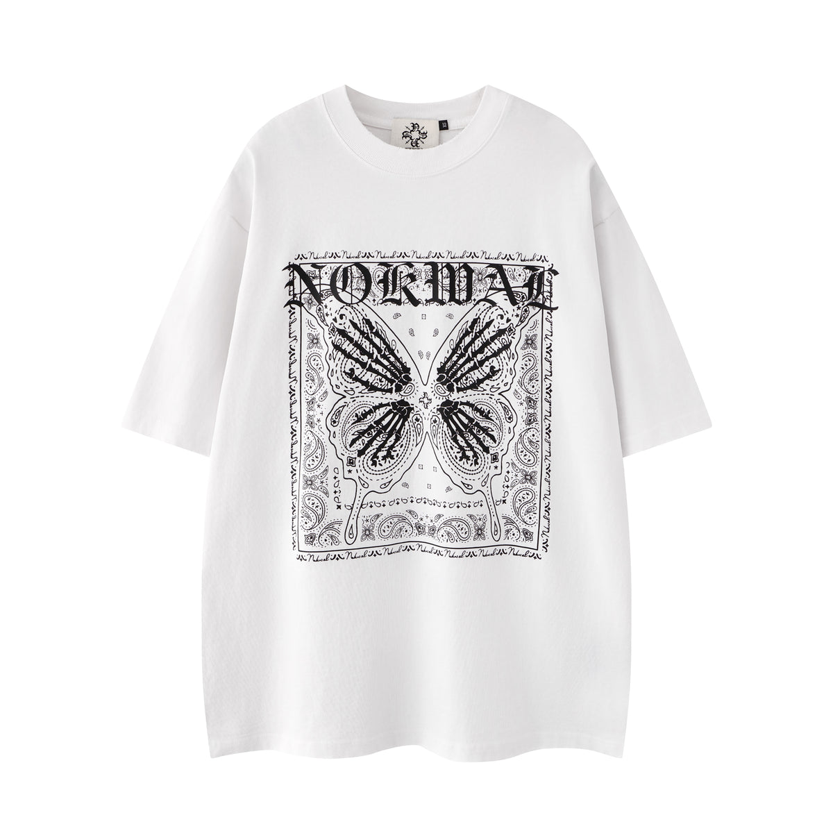 Nokwal Afterglow Butterfly Tee White
