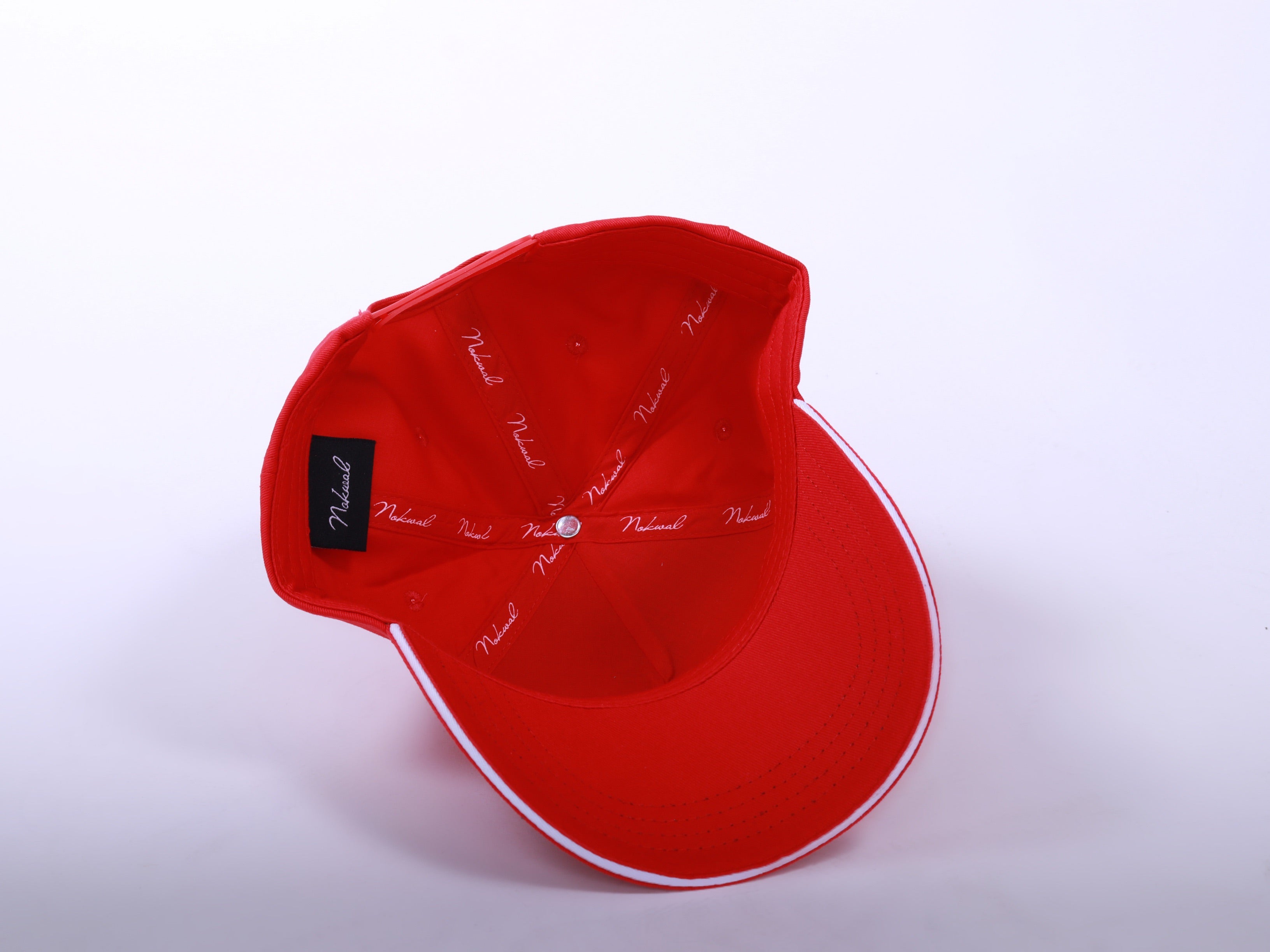 "Nokwal" Snapback- 5 Panel - Red - Nokwal