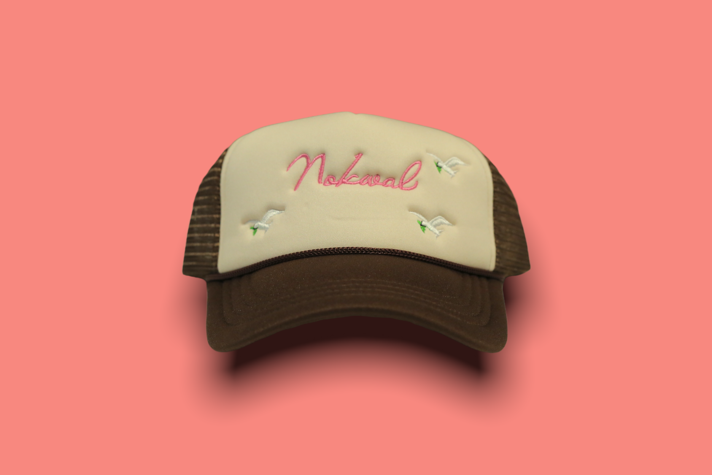 Nokwal Signature Brown Foam Trucker Hat