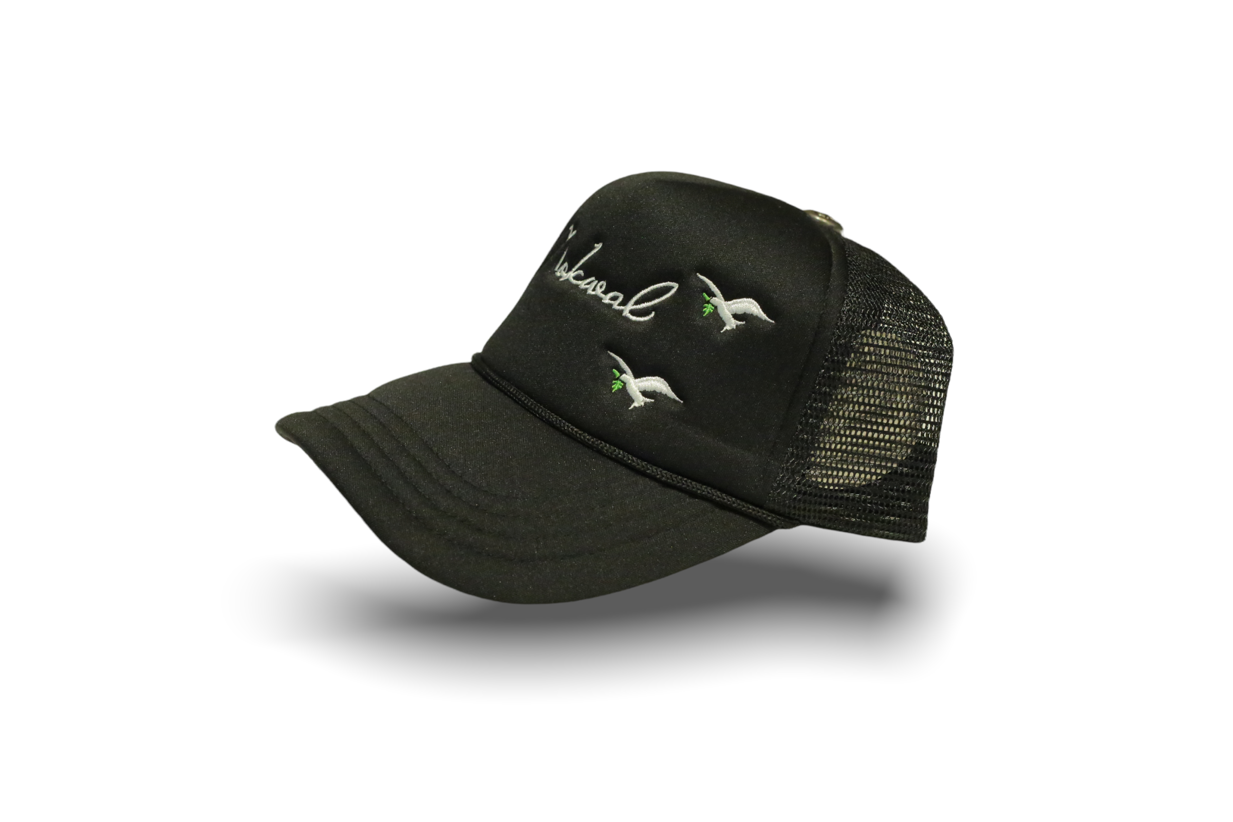 Nokwal Signature Black Foam Trucker Hat