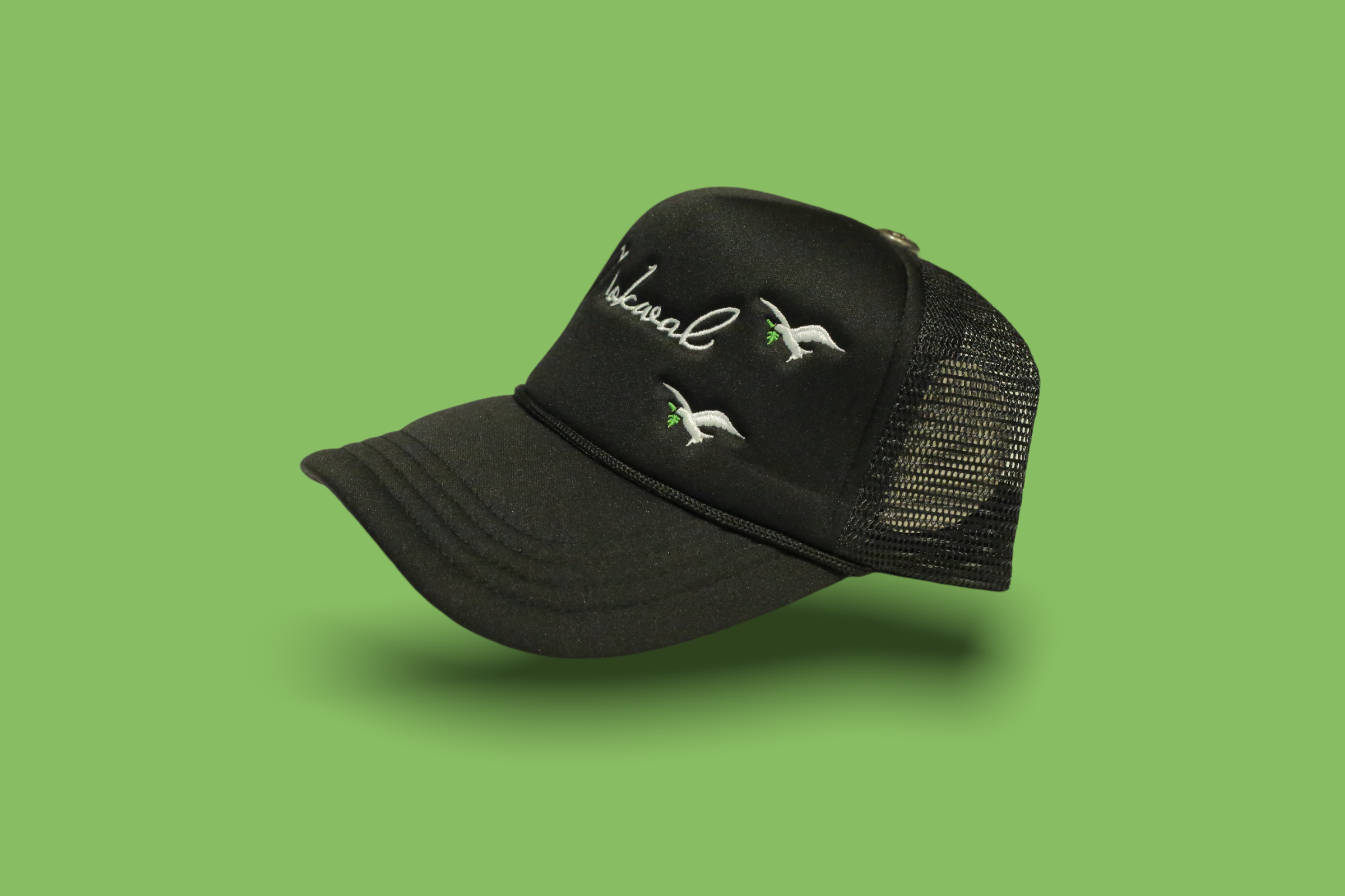 Nokwal Signature Black Foam Trucker Hat