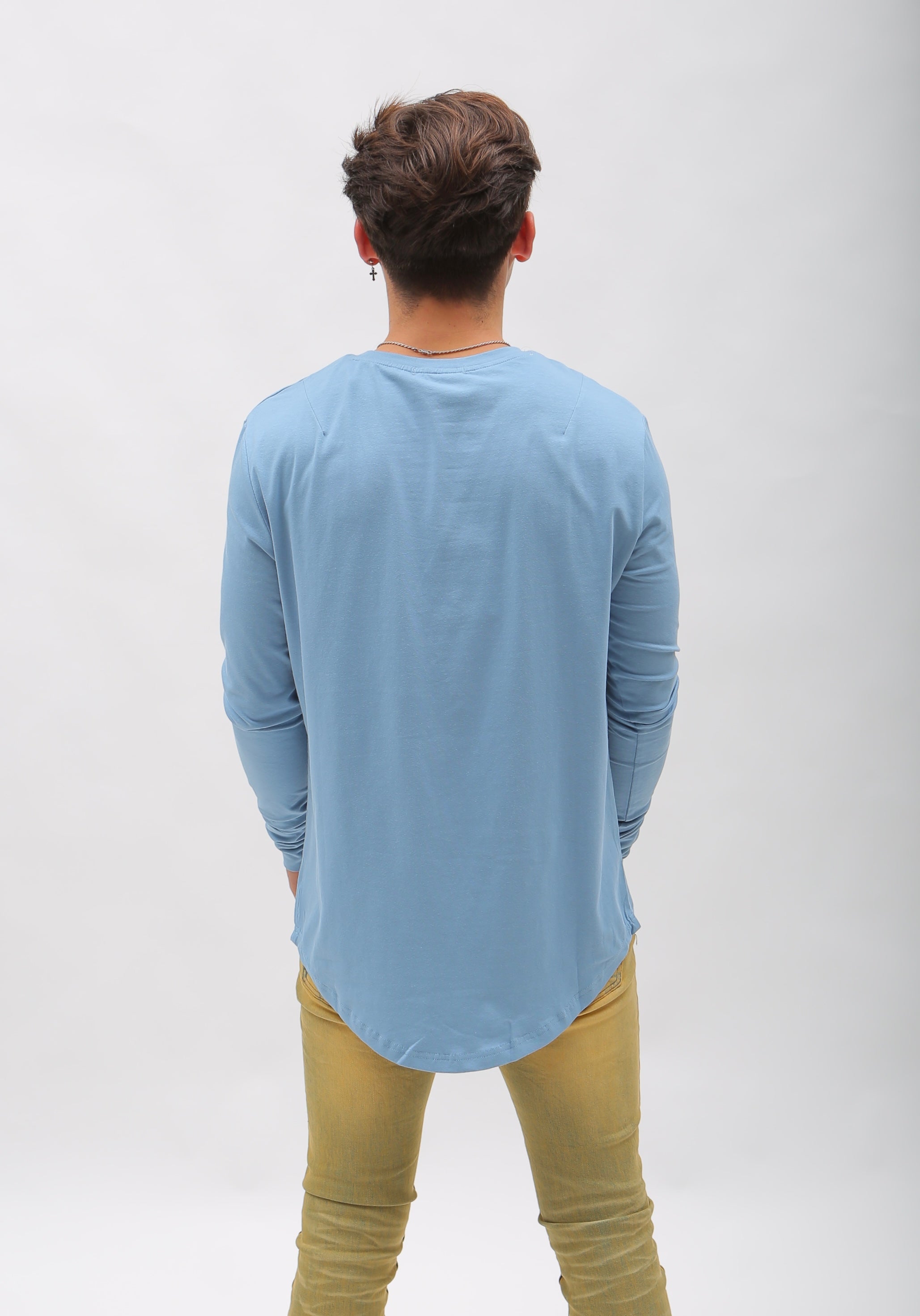 Signature Long Sleeve T-Shirt - Baby Blue