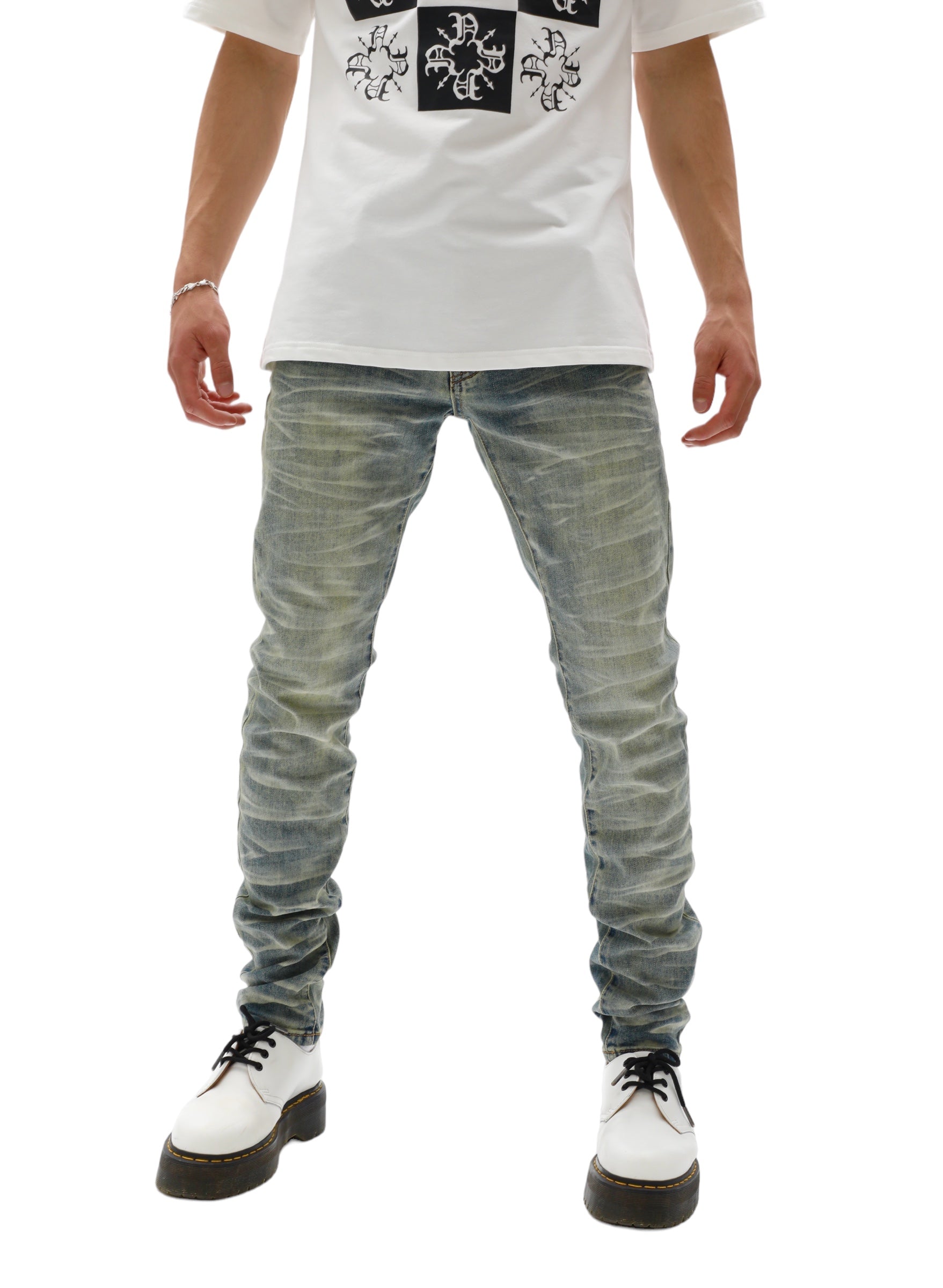 Light Blue Clay Wash Denim